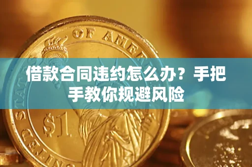 济南借款合同违约怎么办？手把手教你规避风险