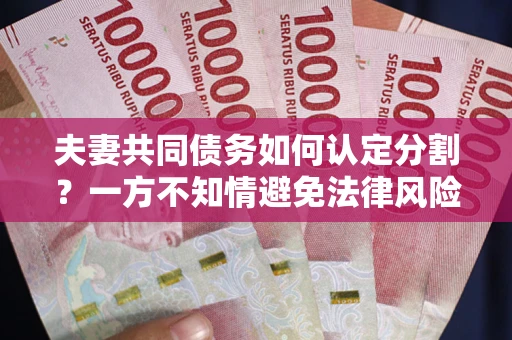 济南夫妻共同债务如何认定分割？一方不知情避免法律风险必看！